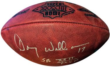 Doug Williams signed Official NFL Super Bowl XXII Logo Leather Football SB XXII MVP - Steiner Hologram (Washington)