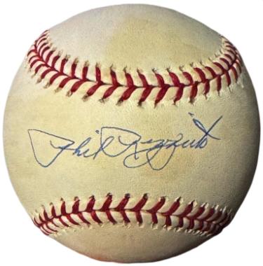 Phil Rizzuto signed Rawlings Official American League Baseball tone- Steiner Hologram (New York Yankees/HOF)