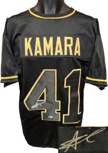 Alvin Kamara signed New Orleans Custom Stitched Pro Style Football Jersey- Beckett