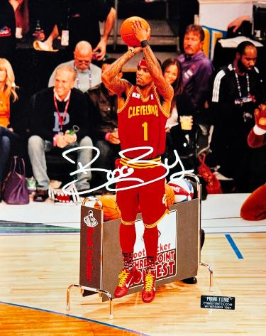 Daniel Gibson signed Cleveland Cavaliers 8x10 Photo bends- Primetime12 Hologram