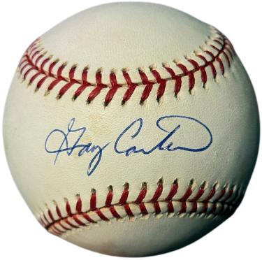 Gary Carter signed Rawings Official National League Baseball Toned- Steiner/MLB Holo (HOF/Mets/Expos)