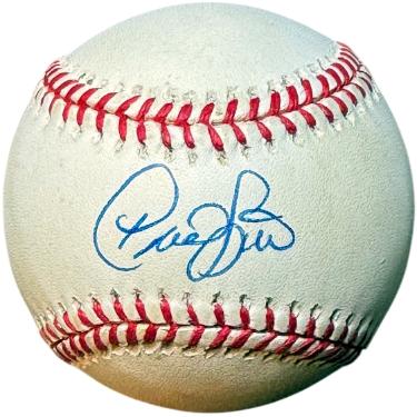 David Segui signed this Rawlings Official American League Baseball toned- COA (Orioles/Mets/Expos)