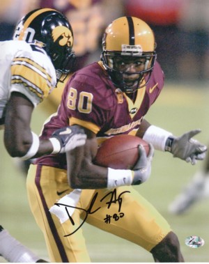 Derek Hagan signed Arizona State Sun Devils 8x10 Photo