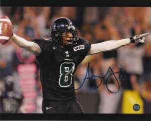 Ashley Lelie signed Hawaii 8x10 Photo