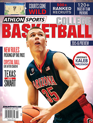 2015-16 Athlon Sports College Basketball Preview Magazine- Arizona Wildcats Cover