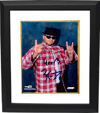 Konnan signed 8x10 Photo Wrestling WCW NWO Custom Framing - Tristar Hologram