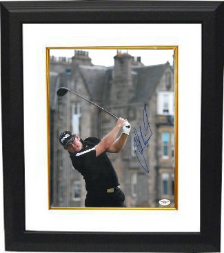Lee Westwood signed 11X14 Photo Old Course at St. Andrews British Open Custom Framing - JSA Hologram