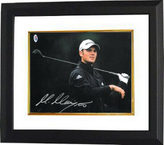 Martin Kaymer signed 11x14 Photo Custom Framing - PSA Hologram