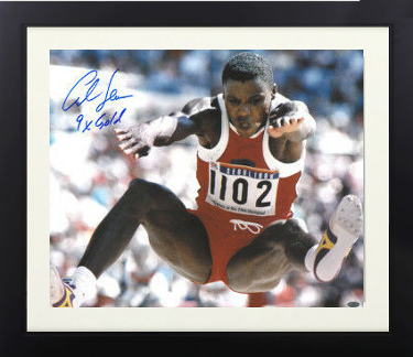 Carl Lewis signed Team USA 16x20 Photo 1988 Seoul Olympics 9 X Gold Custom Framing