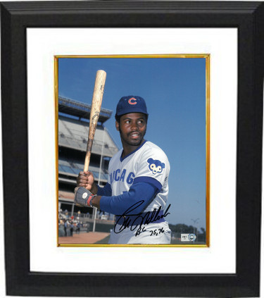 Bill Madlock signed Chicago Cubs 8x10 Photo Custom Framing w/ 75, 76 BC (Batting Champ- bottom sig)- MLB Hologram