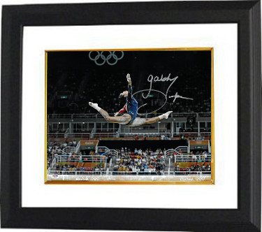 Gabby Douglas signed 2016 Rio Olympics Gymnastic 16x20 Photo Custom Framing- PSA ITP (Team USA/Gold Medalist)