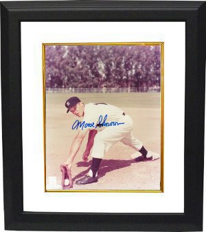 Bill "Moose" Skowron signed New York Yankees 8x10 Photo Custom Framing (deceased)