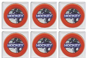 Hockey Puck Acrylic Display Case Cube- Case of 6