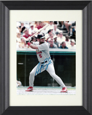 Albert Pujols signed St. Louis Cardinals 8x10 Photo Custom Framing  Field Of Dreams COA (11xAS/2X WS Champ)