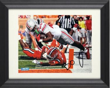 Lamar "Bo" Jackson signed Ohio State Buckeyes 8x10 Photo Custom Framing- Primetime Witnessed Holo