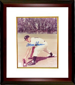 Bill "Moose" Skowron signed New York Yankees 8x10 Photo Custom Framing (deceased)