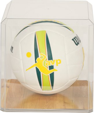 Volleyball  Full Size Clear Display Case - New/USA Made