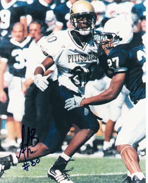 Antonio Bryant signed Pittsburgh Panthers 8x10 Photo