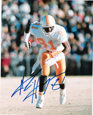 Alvin Harper signed Tennessee Volunteers 8x10 Photo #81- Harper/GTSM Hologram