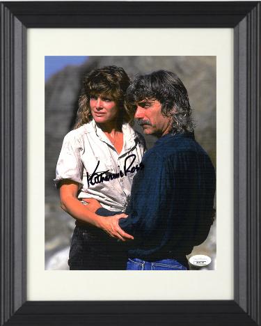 Katharine Ross signed Vintage 8x10 Photo Best Wishes Custom Framing- JSA #DD39184 (w/ Sam Elliott)
