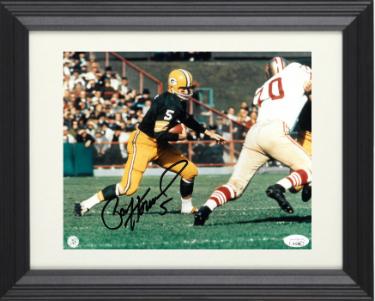 Paul Hornung signed Green Bay Packers NFL 8x10 Photo Custom Framing- JSA Hologram (HOF/2 X MVP-Pro Bowl/Heisman)