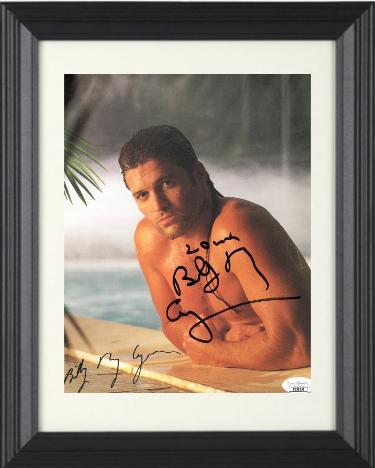 Billy Ray Cyrus signed 8x10 Photo w/ Love Custom Framing- JSA Hologram #GG38154