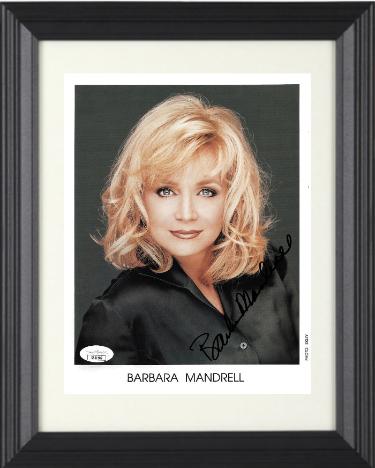 Barbara Mandrell signed 8x10 Photo Custom Framing- JSA #SS51589 (Country Music Singer)