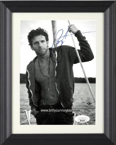 Billy Currington signed 2005 Mercury Record 5x7 Promo Photo Custom Framing- JSA #SS51635
