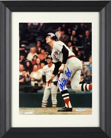 Carlton Fisk signed Boston Red Sox MLB Licensed 8x10 Photo Custom Framing- Sports World Collectibles Authentic/COA/HOF