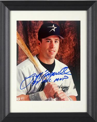 Jeff Bagwell signed Houston Astros 8x10 MLB Licensed Photo 94 NL MVP Custom Framing- Tuff Stuff LOA