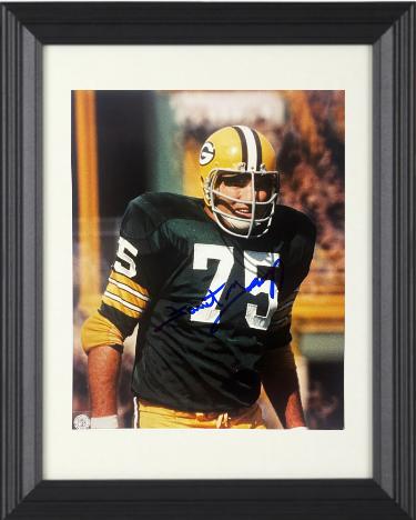 Forrest Gregg signed Green Bay Packers NFL Licensed 8x10 Photo imperfect Custom Framing- COA (HOF)