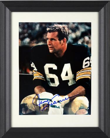 Jerry Kramer signed Green Bay Packers 8x10 Photo minor dings Custom Framing- COA (HOF)