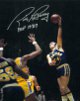 Rick Barry signed Golden State Warriors 16x20 Photo HOF 1987 (hookshot)