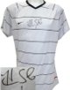 Hope Solo signed Nike Dri-FIT Soccer Gray-Black Pinstripe Jersey XXL- JSA Hologram (Olympics Team USA)