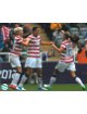 Abby Wambach signed 16X20 Photo Celebration vs New Zealand 2012 London Olympics Horizontal (Womens Soccer Team USA)