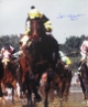 Jean Cruguet signed Seattle Slew 1977 Kentucky Derby 16x20 Photo Triple Crown w/ Slew 77