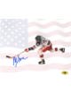 Mike Eruzione signed 1980 Team USA Olympic Hockey 16X20 Photo w/ Flag- Game Winning Goal Miracle on Ice vs Soviet Union