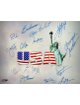 Olympic Winners signed 16x20 Photo (white) w/ 15 sigs- BAS Holo-Nancy Kerrigan/Mark Spitz/Carl Lewis/Sheryl Swoopes-14 Team USA