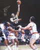 Artis Gilmore signed San Antonio Spurs 16x20 Photo HOF 2011 vs Bullets