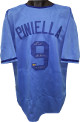 Lou Piniella signed Blue TB Custom Stitched Pro Baseball Jersey dual Sweet & 1969 AL ROY XL (World Series Champs)- JSA Hologram