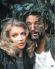 Cindy Morgan signed Caddyshack 16x20 Photo w/ Bill Murray Helmet Pose (entertainment)- Steiner Hologram
