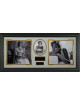 Princess Diana 35x17 Engraved Signature Series Premium Leather Framing - 3 Photo (British Royalty)