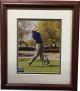 Ernie Els signed Vintage PGA 8x10 Photo Custom Framing - Mounted Memories Hologram