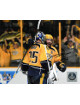 Mike Fisher signed Nashville Predators 2017 Stanley Cup Final 8x10 Photo #12 (right side sig-w/ Rinne hug pose)