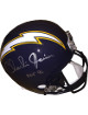 Charlie Joiner signed San Diego Chargers TB Navy Full Size Rep Helmet HOF 96- Steiner Hologram