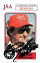Richard Childress signed NASCAR 1988 Maxx Charlotte Racing Trading Card #29- JSA Hologram #DD39285