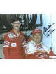Bobby Allison signed NASCAR 8x10 Photo NHOF 2011- JSA Hologram (w/ Davey Allison)