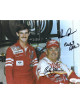 Bobby Allison/Donnie Allison/Eddie Allison triple signed NASCAR 8x10 Photo- JSA Hologram #DD32923 (w/ Davey Allison)