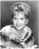 Debbie Reynolds signed Vintage B&W 8x10 Photo - JSA Hologram #DD32826 (mink coat-center sig)