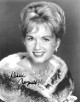 Debbie Reynolds signed Vintage B&W 8x10 Photo - JSA Hologram #DD32823 (mink coat-left side sig)